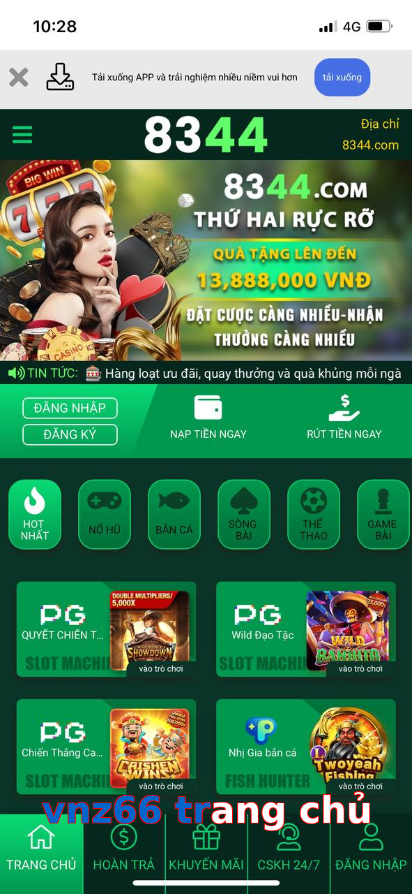 vnz66 trang chủ